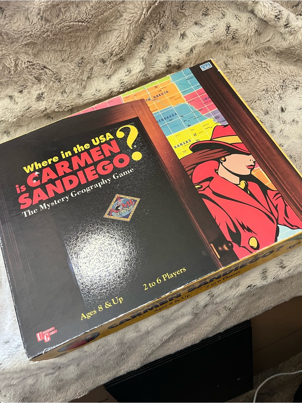 Where in the USA Is Carmen Sandiego? Mystery Geography Board Game Complete 1993